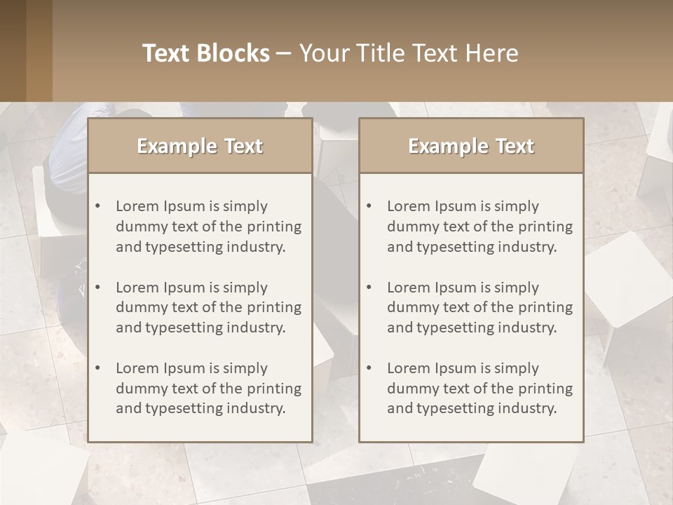 Architecture Airport Bag PowerPoint Template