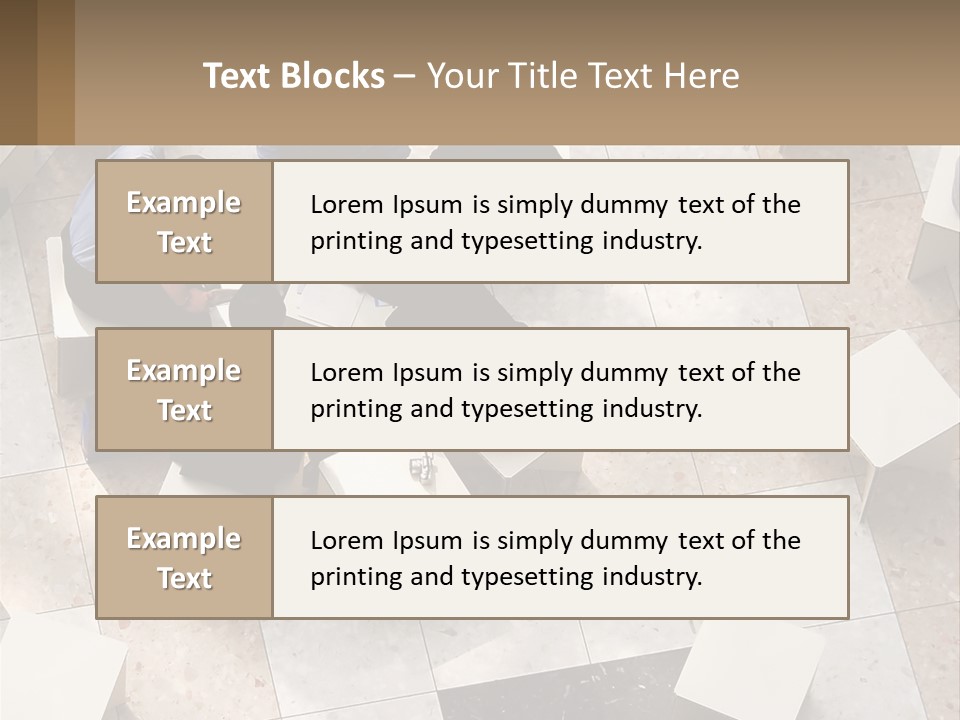 Architecture Airport Bag PowerPoint Template