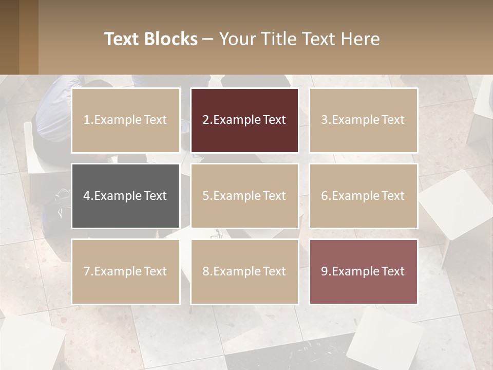 Architecture Airport Bag PowerPoint Template