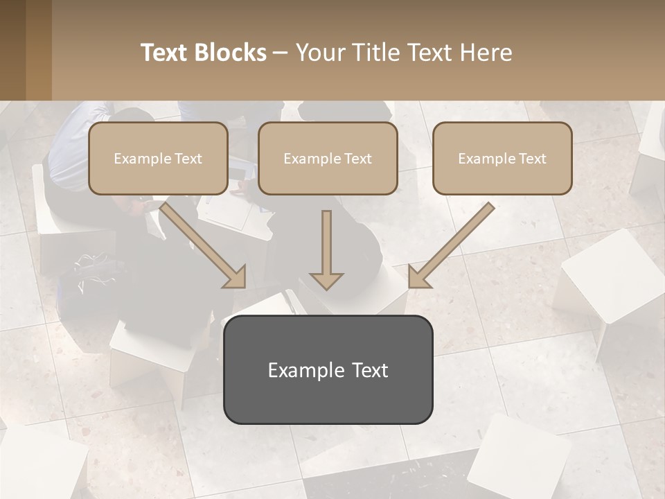 Architecture Airport Bag PowerPoint Template