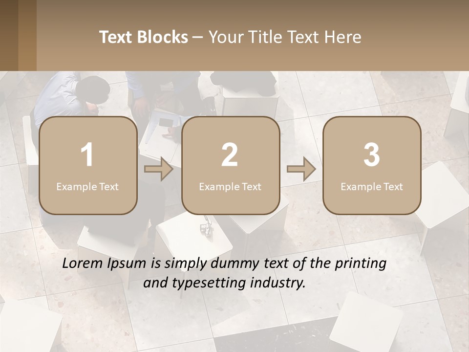Architecture Airport Bag PowerPoint Template