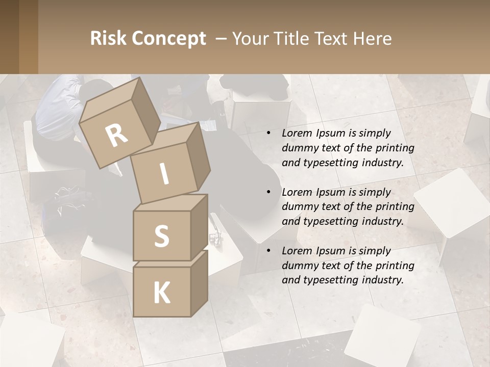 Architecture Airport Bag PowerPoint Template