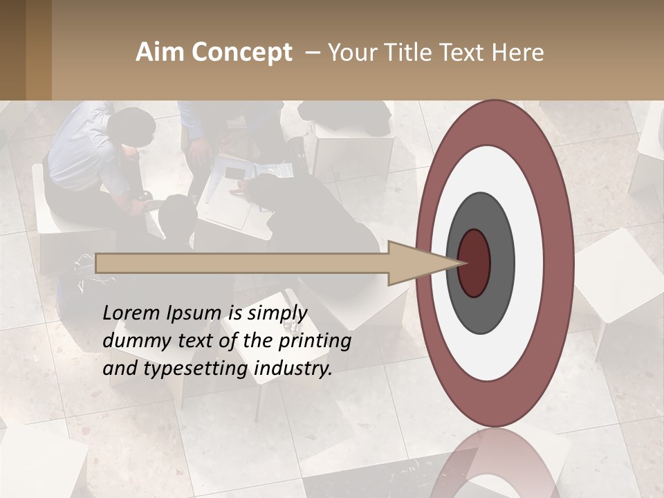 Architecture Airport Bag PowerPoint Template