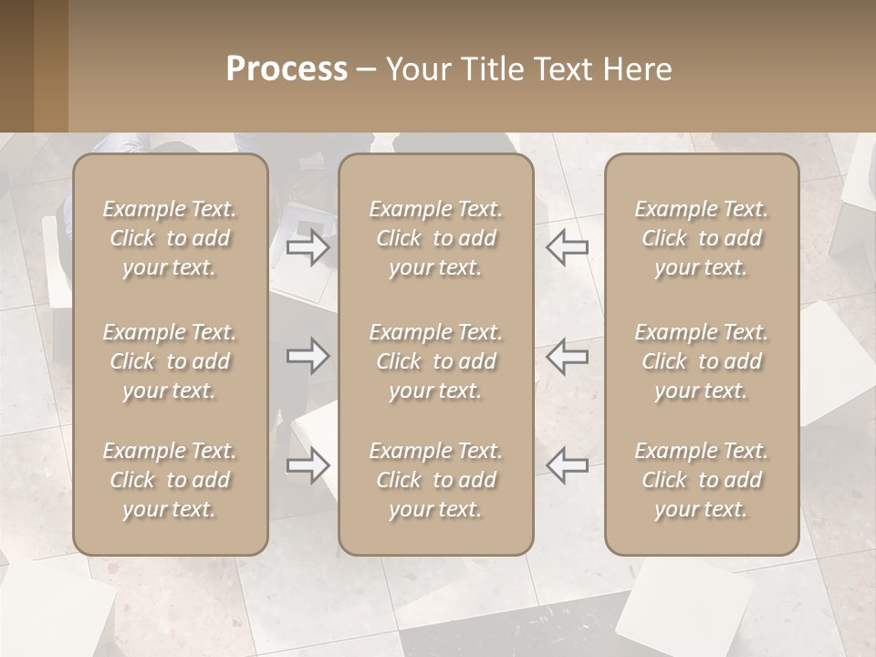 Architecture Airport Bag PowerPoint Template