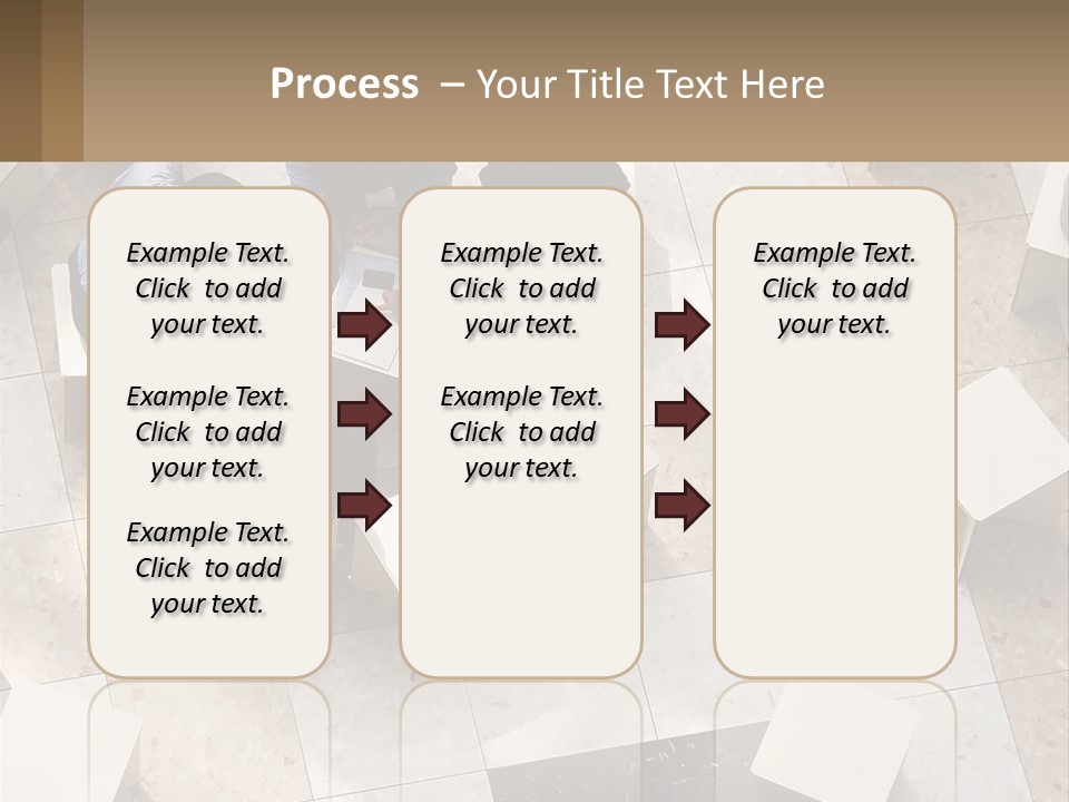 Architecture Airport Bag PowerPoint Template
