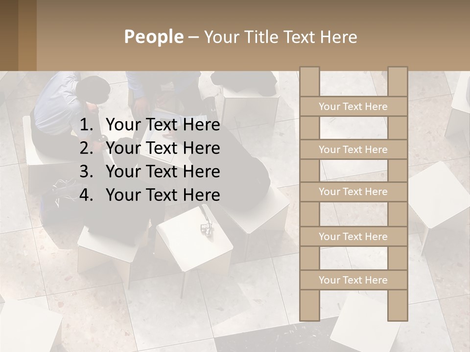 Architecture Airport Bag PowerPoint Template
