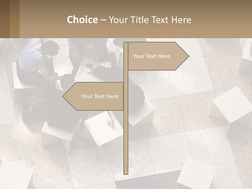 Architecture Airport Bag PowerPoint Template