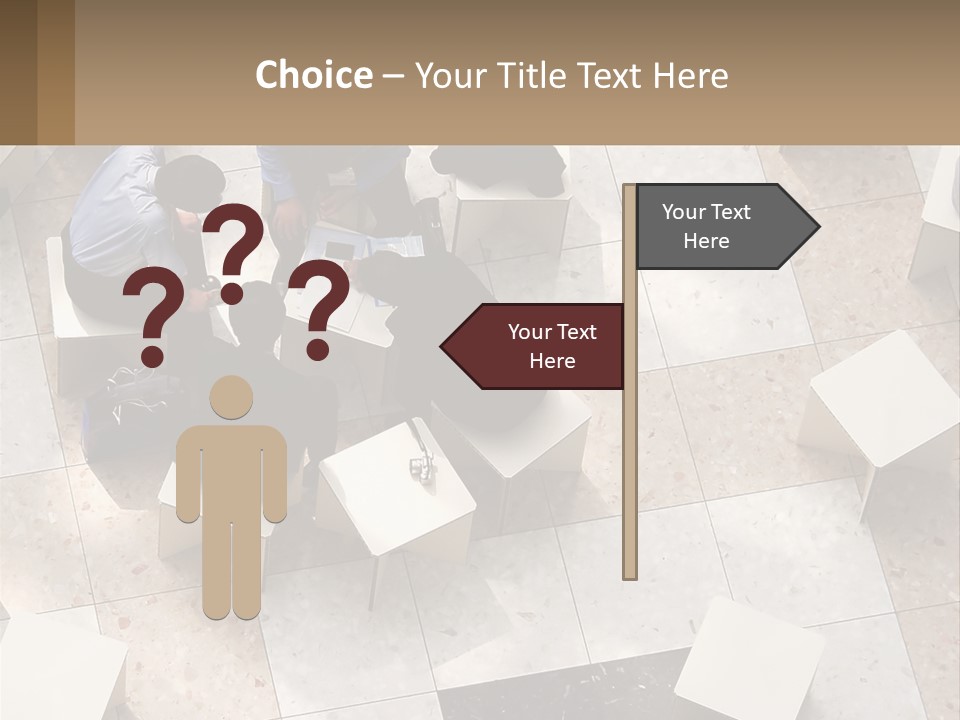 Architecture Airport Bag PowerPoint Template