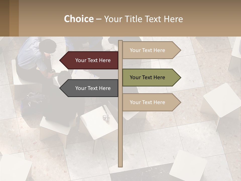 Architecture Airport Bag PowerPoint Template