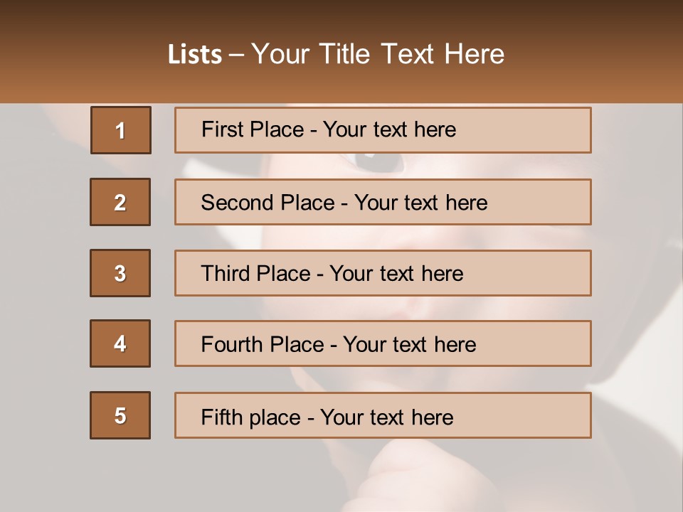 Affectionate Kids Youth PowerPoint Template