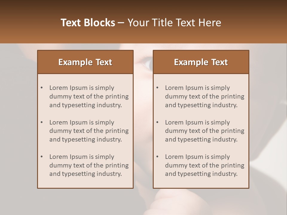 Affectionate Kids Youth PowerPoint Template