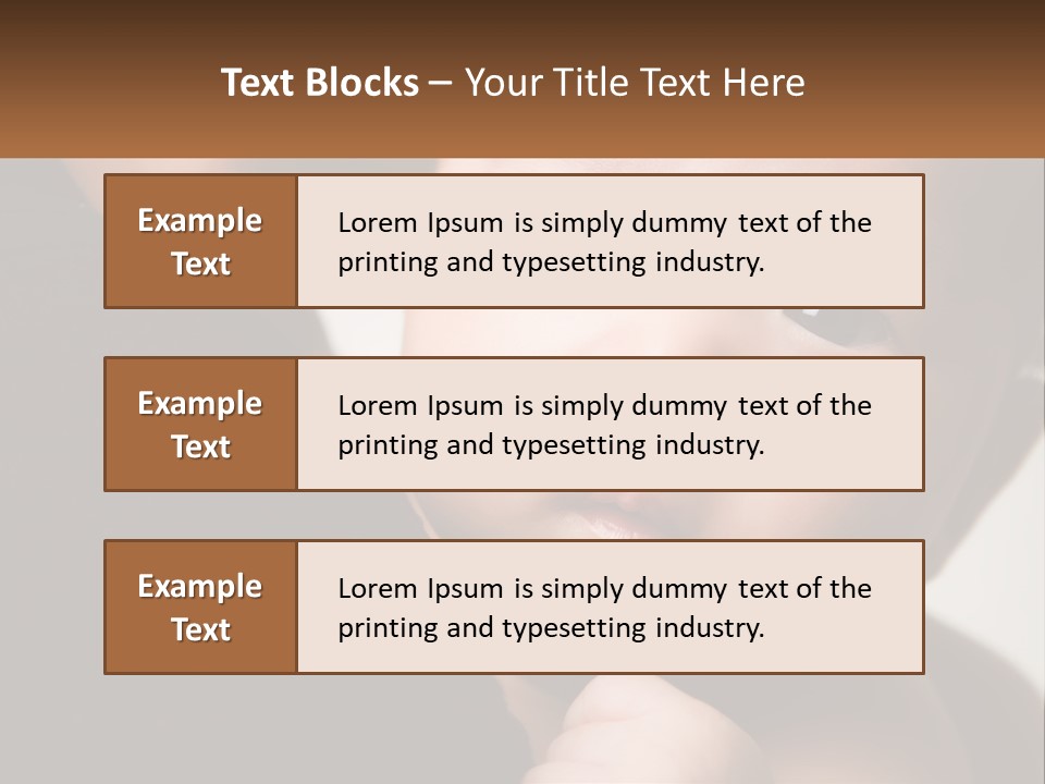 Affectionate Kids Youth PowerPoint Template