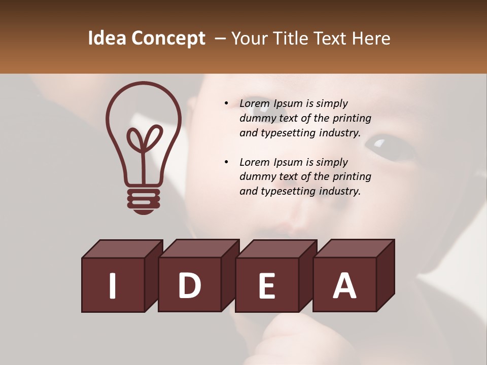 Affectionate Kids Youth PowerPoint Template