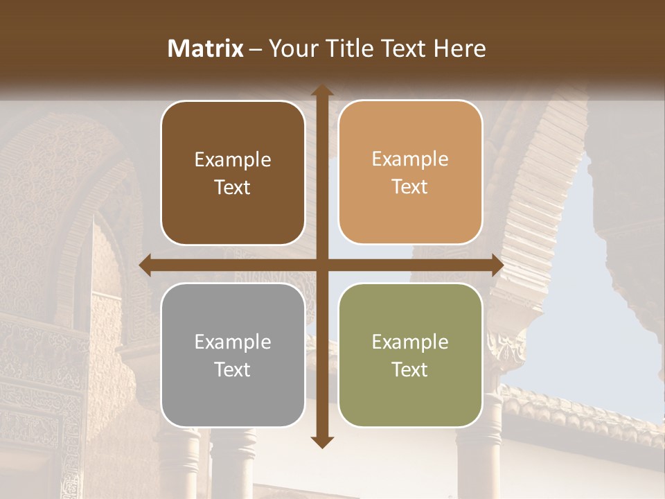 Arab Palace Alandalus Arab PowerPoint Template