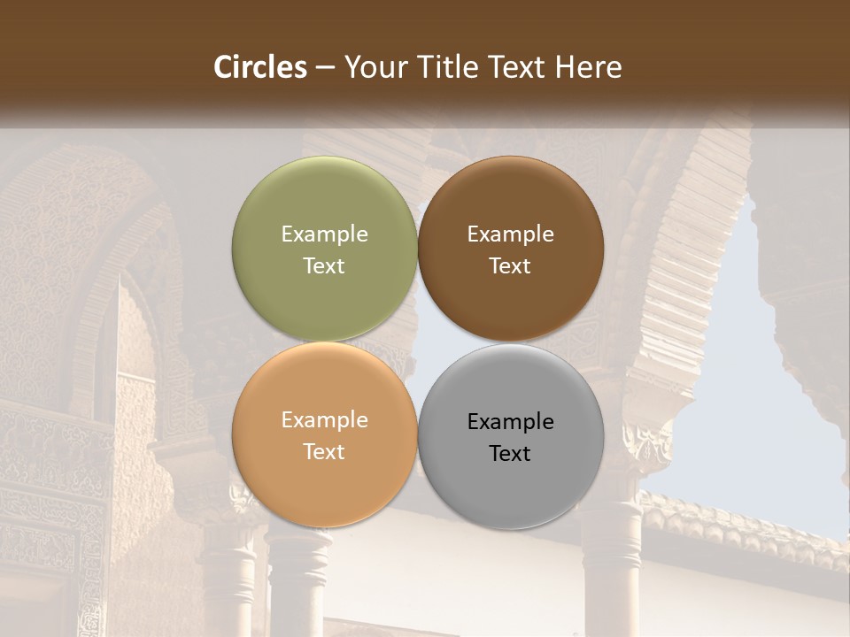 Arab Palace Alandalus Arab PowerPoint Template