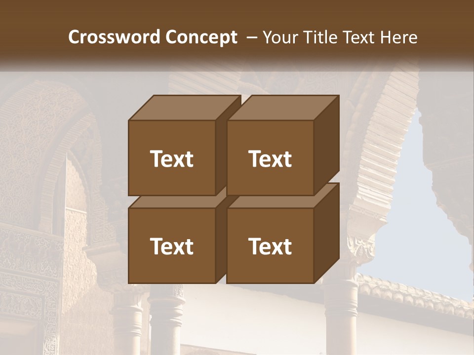 Arab Palace Alandalus Arab PowerPoint Template