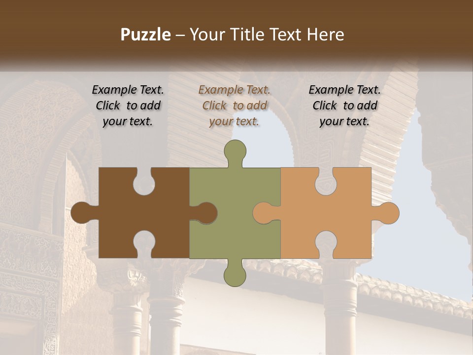 Arab Palace Alandalus Arab PowerPoint Template