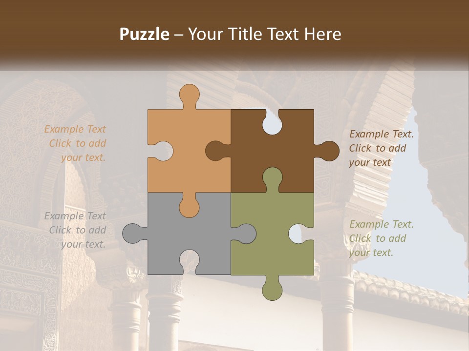 Arab Palace Alandalus Arab PowerPoint Template