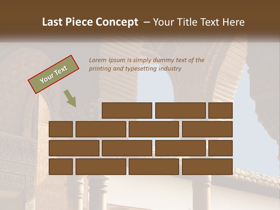 Arab Palace Alandalus Arab PowerPoint Template