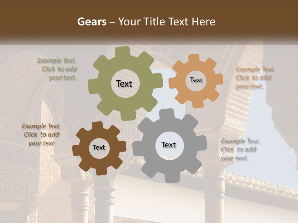 Arab Palace Alandalus Arab PowerPoint Template