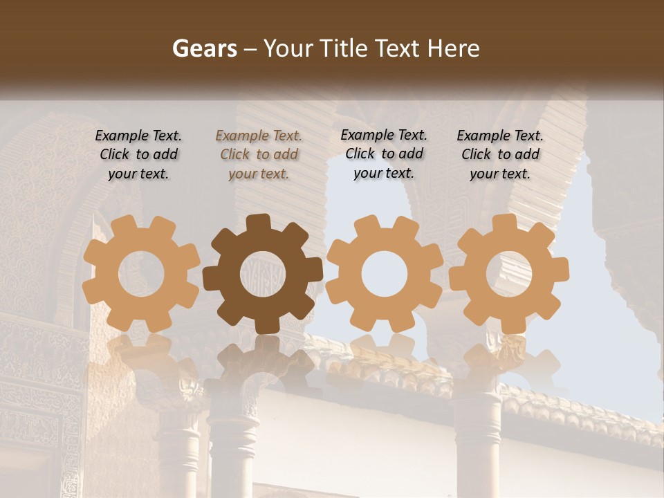 Arab Palace Alandalus Arab PowerPoint Template