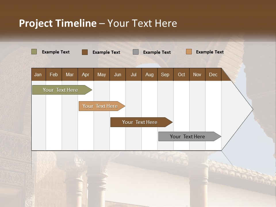 Arab Palace Alandalus Arab PowerPoint Template