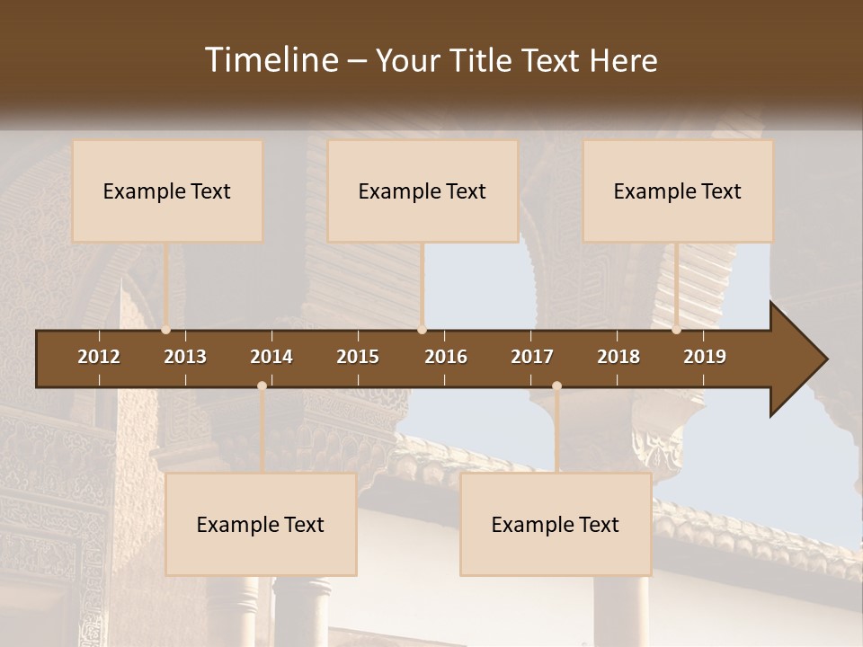 Arab Palace Alandalus Arab PowerPoint Template