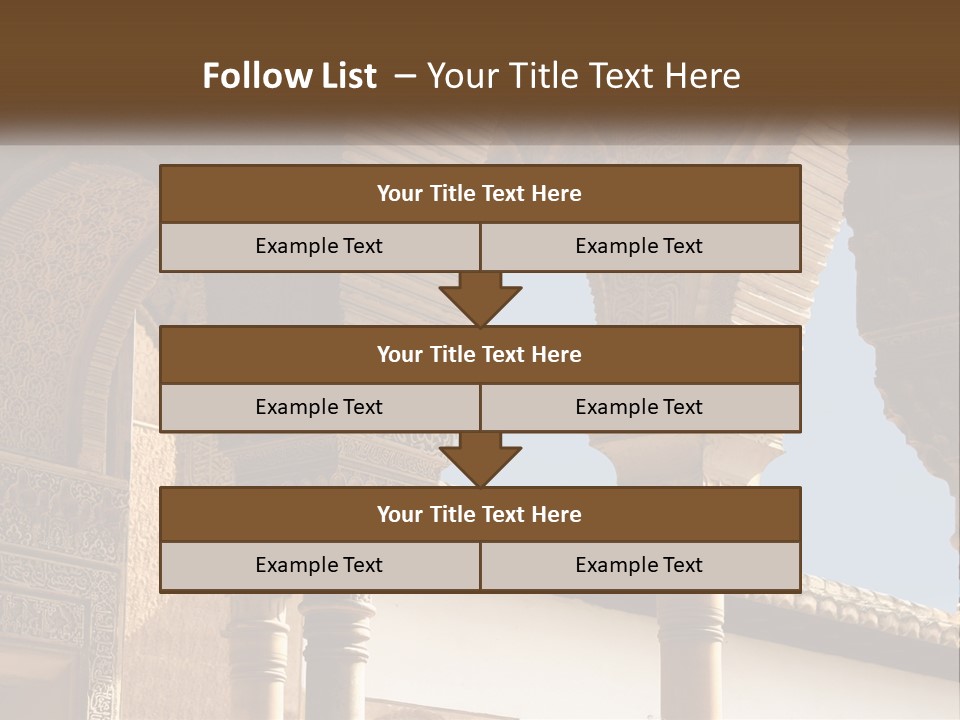 Arab Palace Alandalus Arab PowerPoint Template