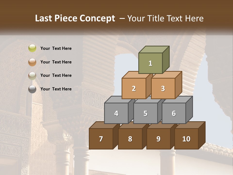 Arab Palace Alandalus Arab PowerPoint Template