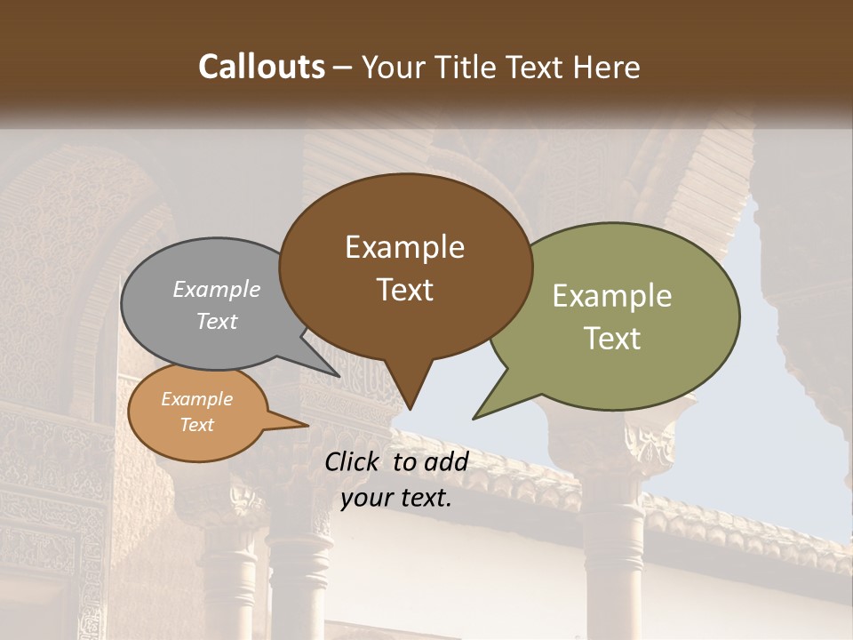 Arab Palace Alandalus Arab PowerPoint Template