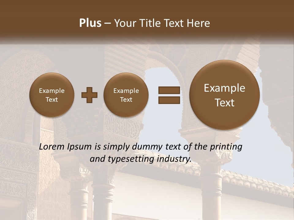 Arab Palace Alandalus Arab PowerPoint Template