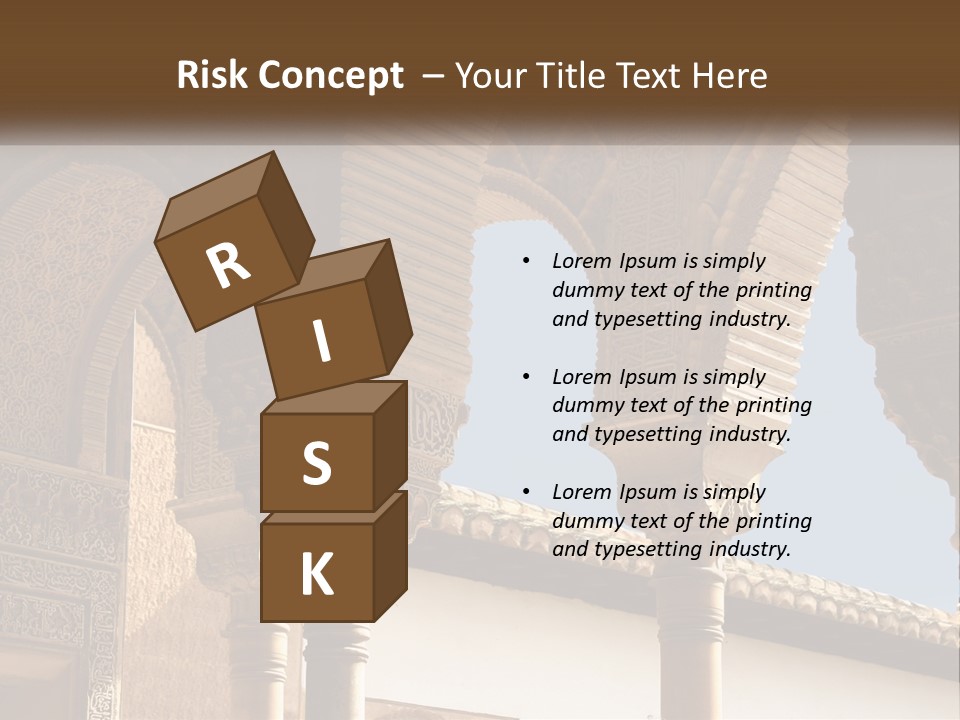 Arab Palace Alandalus Arab PowerPoint Template