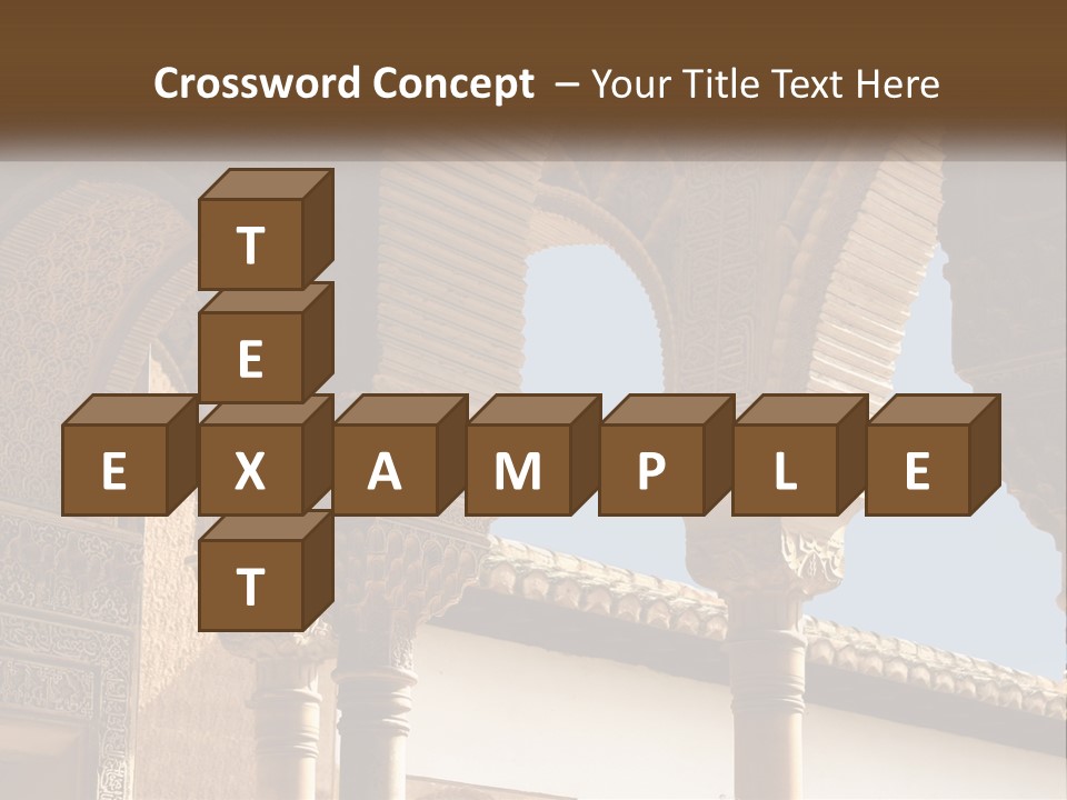 Arab Palace Alandalus Arab PowerPoint Template
