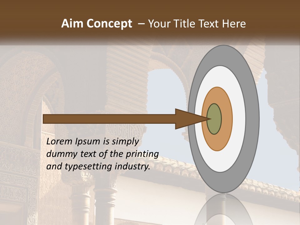 Arab Palace Alandalus Arab PowerPoint Template