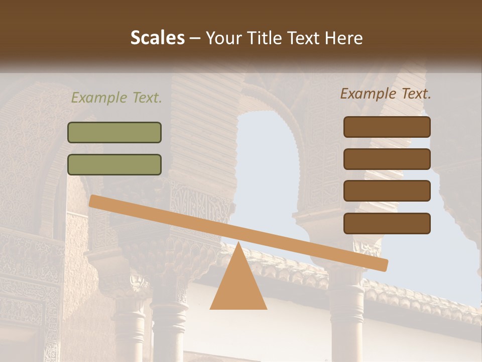 Arab Palace Alandalus Arab PowerPoint Template