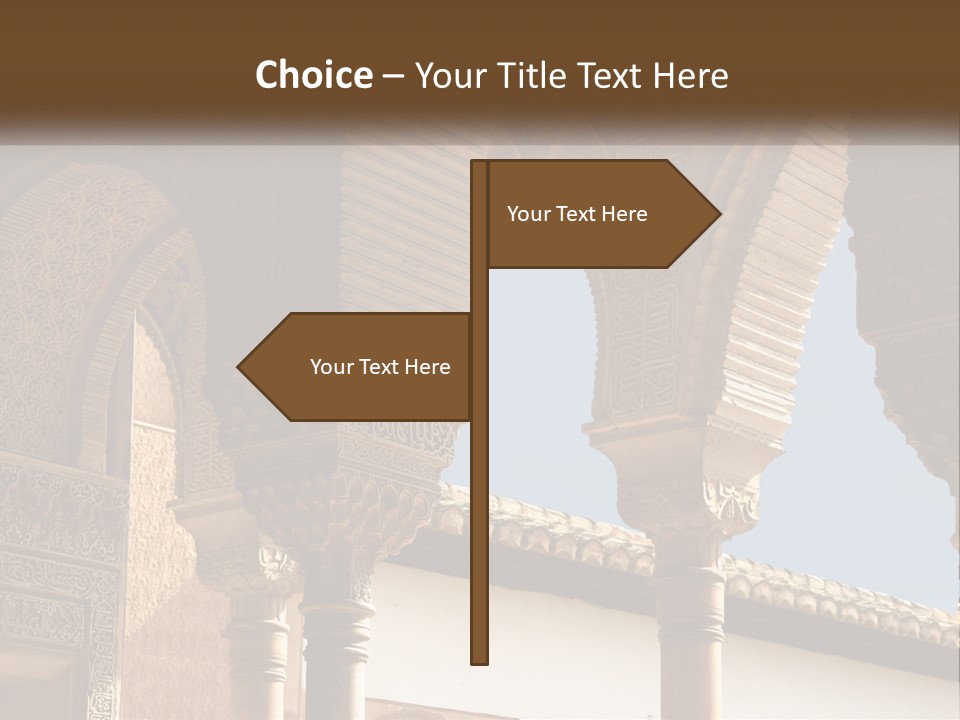 Arab Palace Alandalus Arab PowerPoint Template