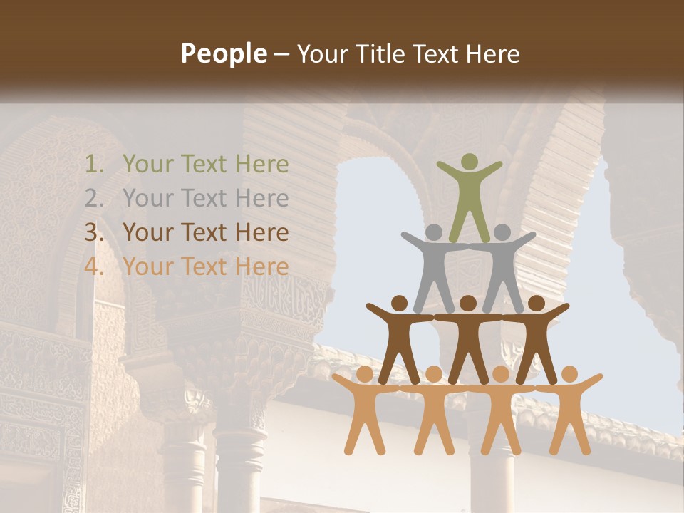 Arab Palace Alandalus Arab PowerPoint Template