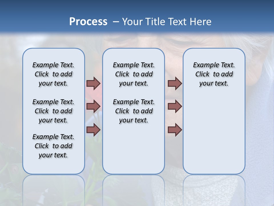 Head Aged Mature PowerPoint Template
