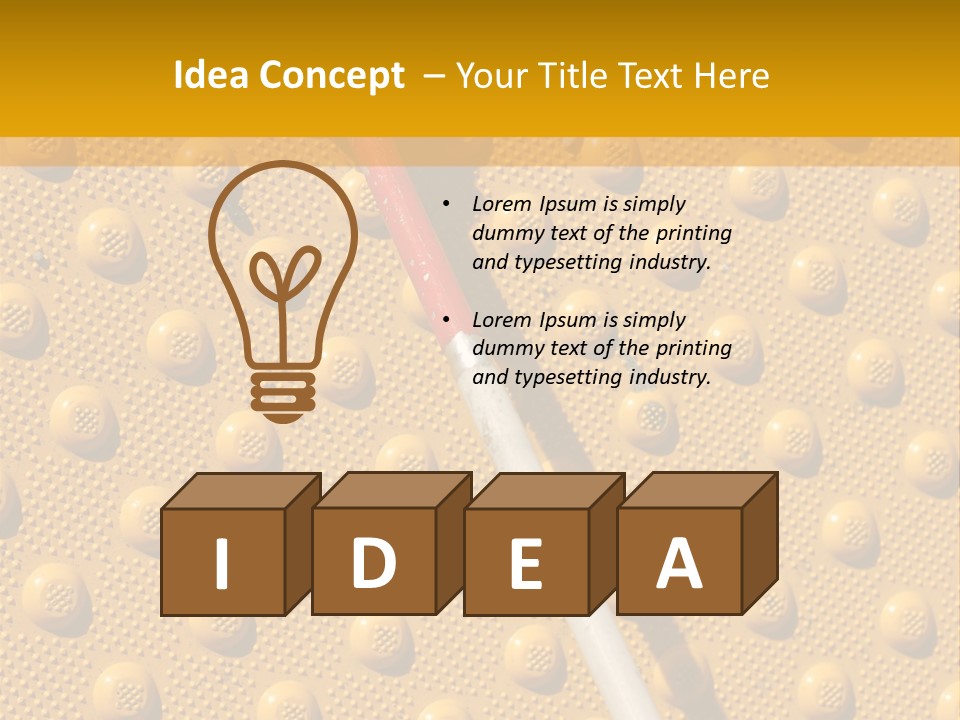 Visual Assistive Impaired PowerPoint Template