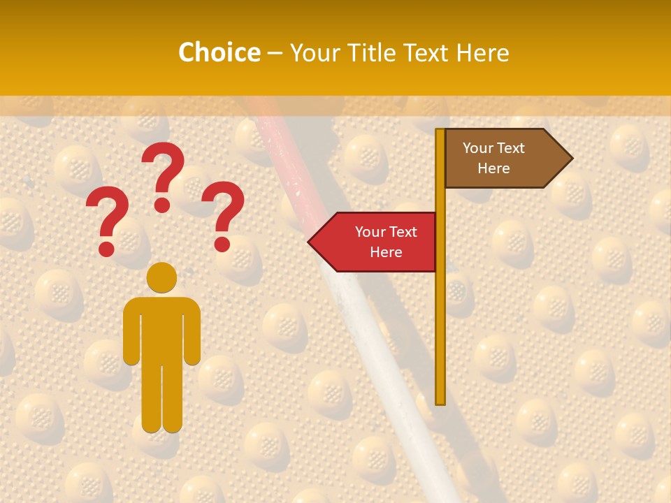 Visual Assistive Impaired PowerPoint Template