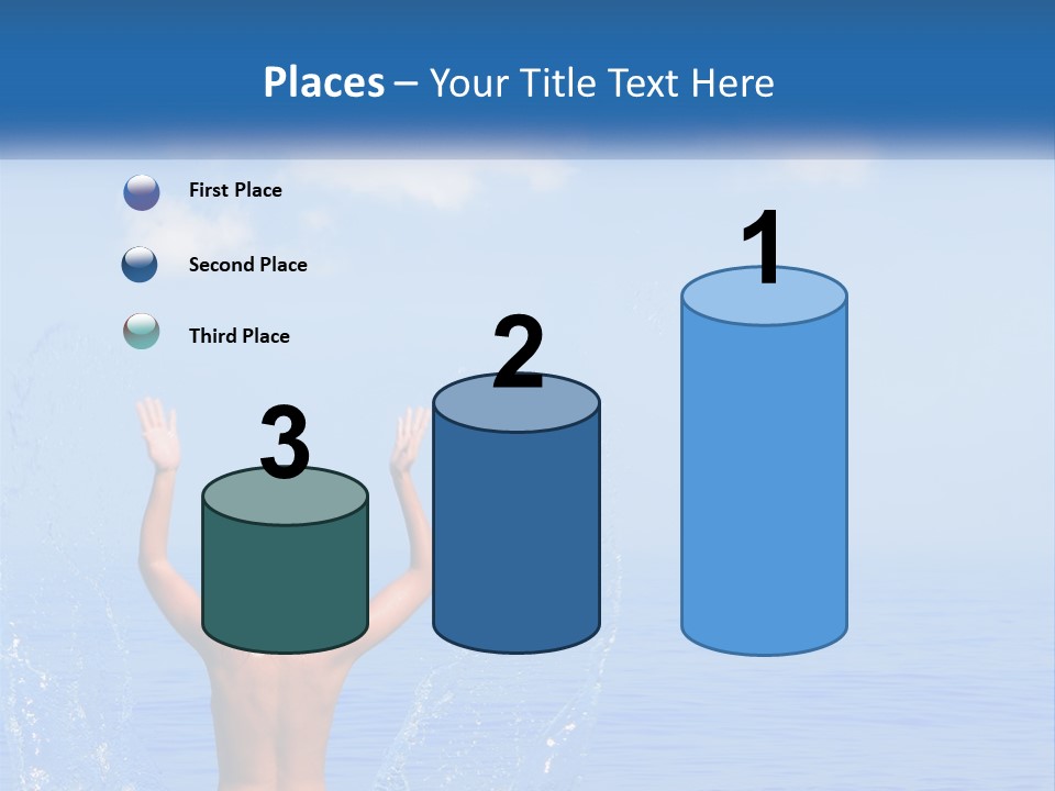 Females Sand Rear PowerPoint Template