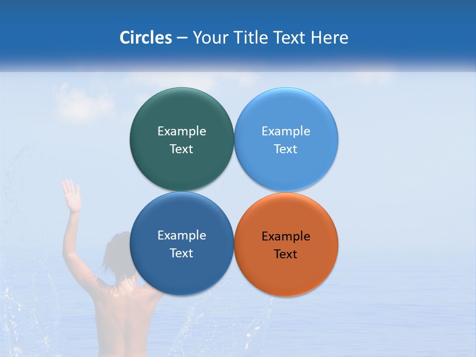 Females Sand Rear PowerPoint Template