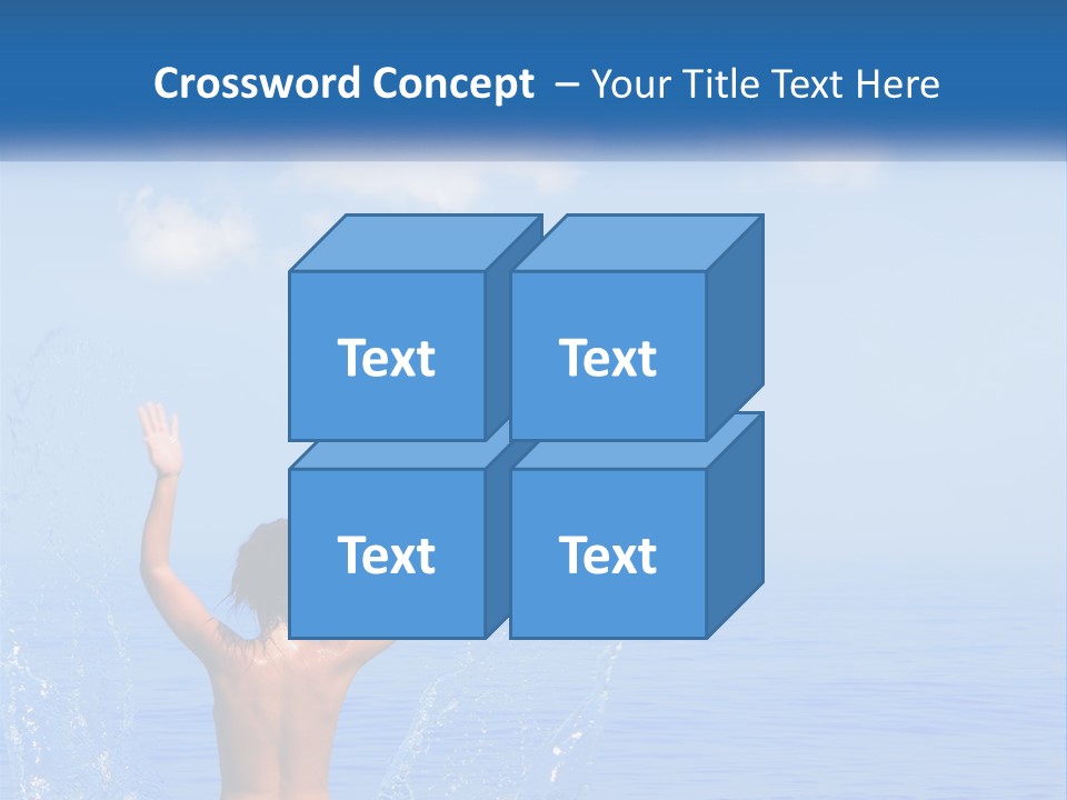 Females Sand Rear PowerPoint Template