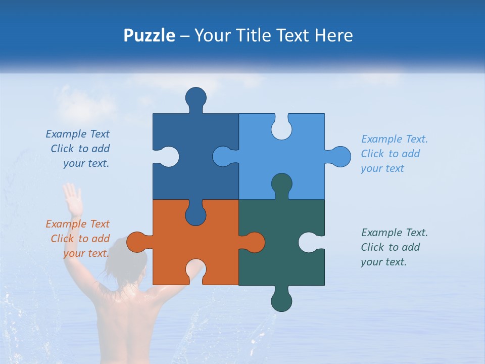 Females Sand Rear PowerPoint Template