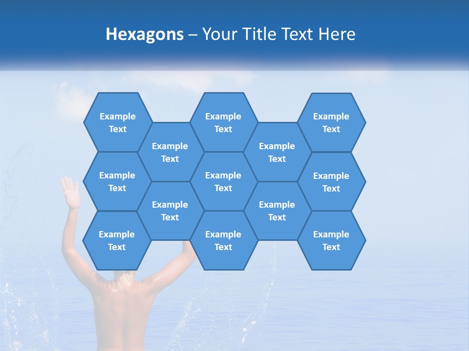 Females Sand Rear PowerPoint Template