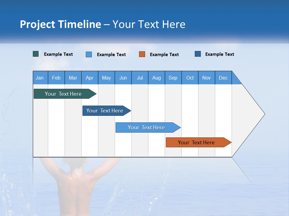 Females Sand Rear PowerPoint Template