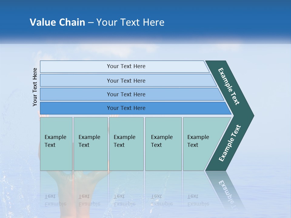 Females Sand Rear PowerPoint Template