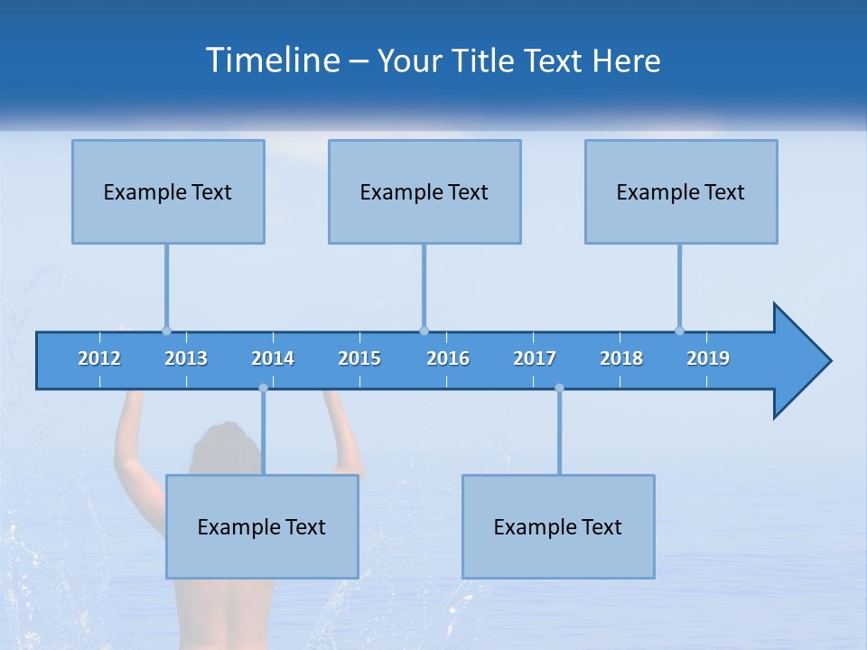 Females Sand Rear PowerPoint Template