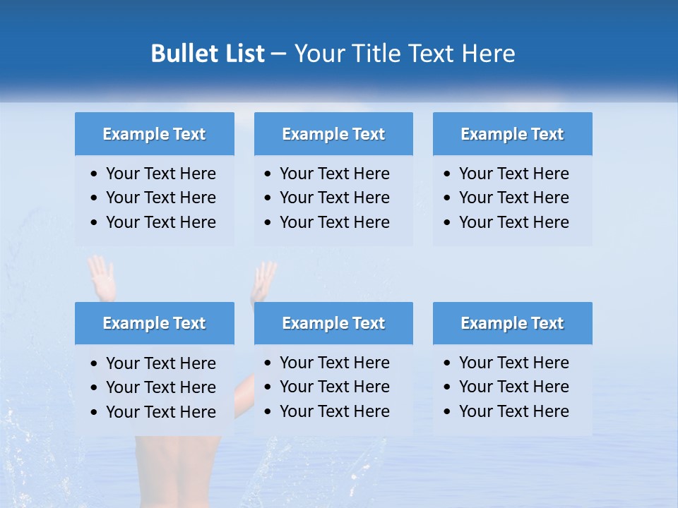 Females Sand Rear PowerPoint Template