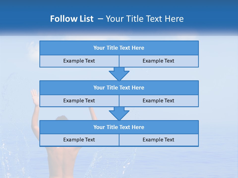 Females Sand Rear PowerPoint Template